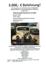 Oldsmobile Business Coupé gesucht
