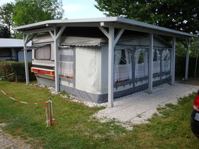Hobby 545 uk Standwohnwagen Nähe Mondsee / Salzkammergut